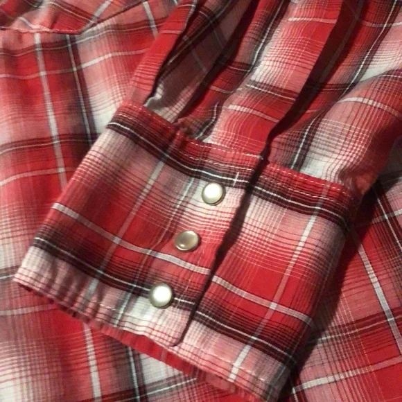 Wrangler snap shirt long sleeve - Picture 5 of 6